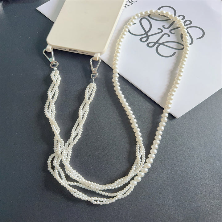 Elegant Layered Pearl Eyewear Chain Stornfield