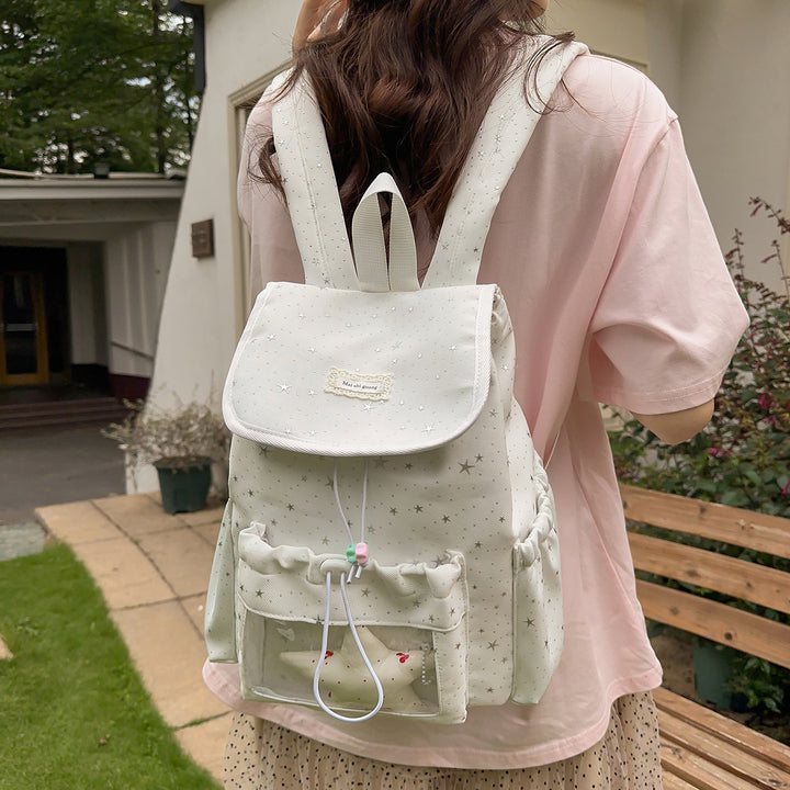 Fun Star-Embellished Mini Backpack Stornfield