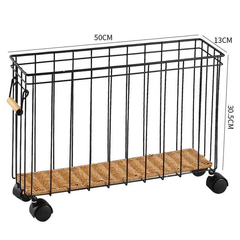 Unisex Modern Storage Basket with Wheels Stornfield
