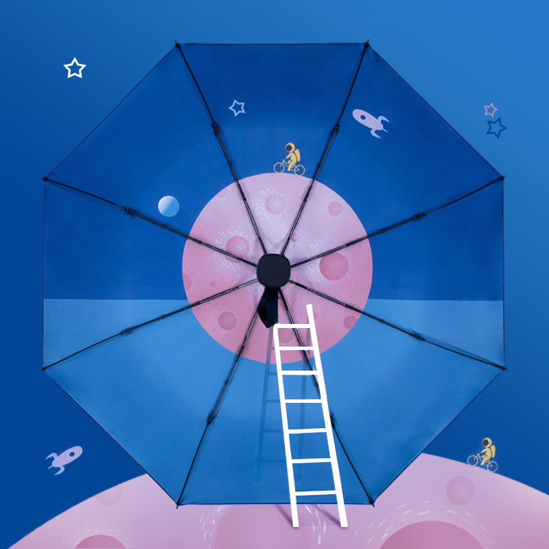 Unisex Automatic Travel Umbrella with Creative Design Stornfield