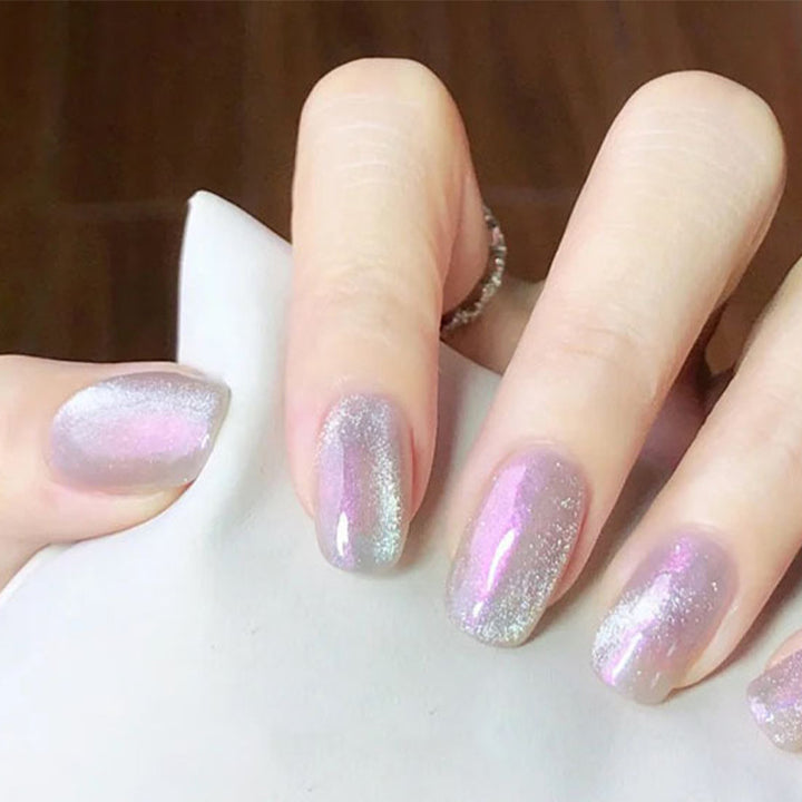 Shimmering Press-On Nail Set Stornfield