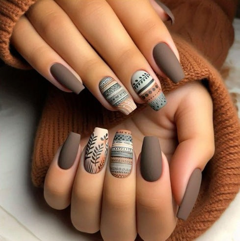Artistic Matte Nail Set Stornfield