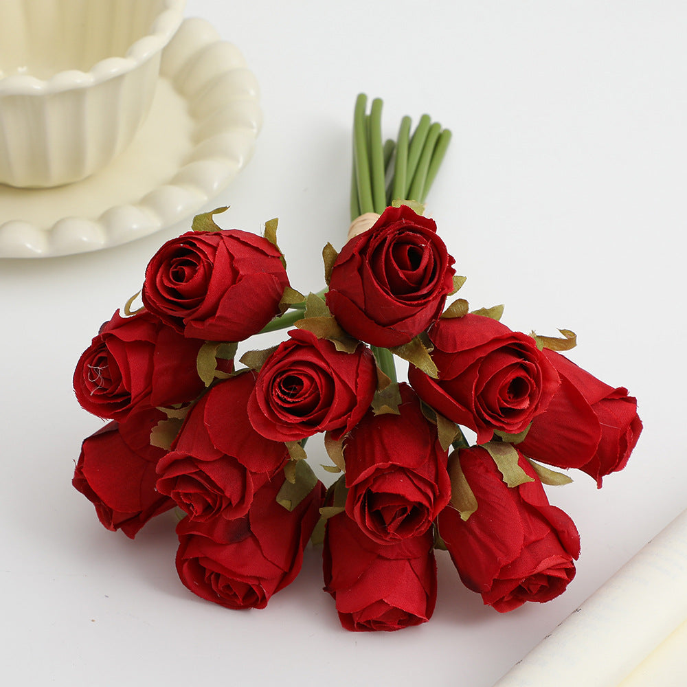 Artificial rose bouquet with fine details