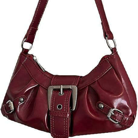 Shoulder bag with trendy design and decorative buckle closure Stornfield