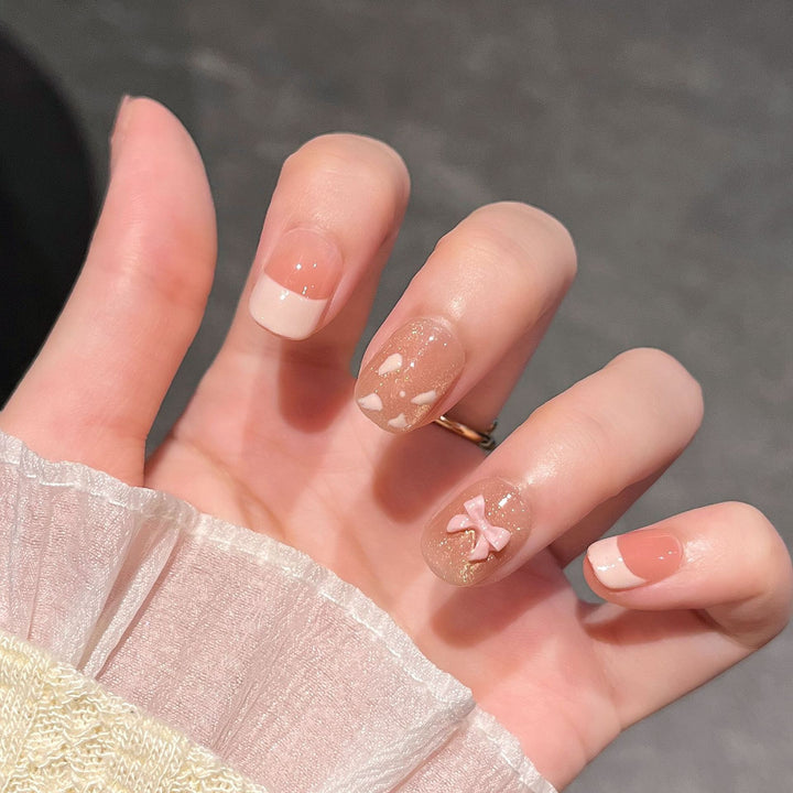Artistic Nail Design with Cute Bows Stornfield