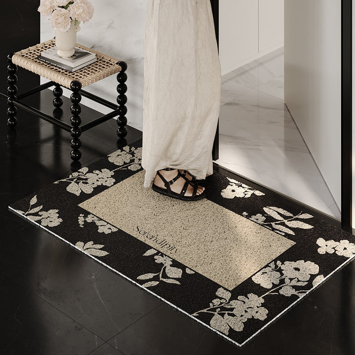 Decorative Floral Bath Mat