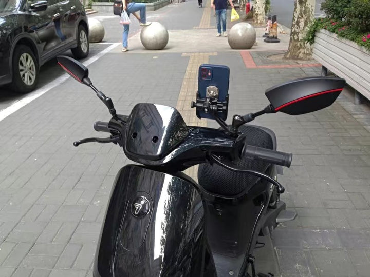 Motorcycle Mirror Set with Aerodynamic Design and High Stability Stornfield