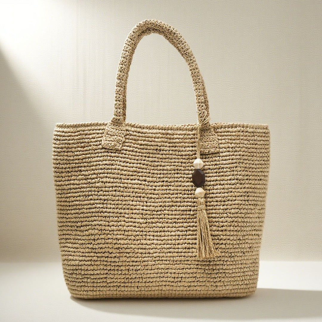 Braided natural material bag Stornfield