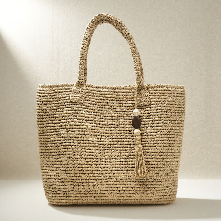Braided natural material bag Stornfield
