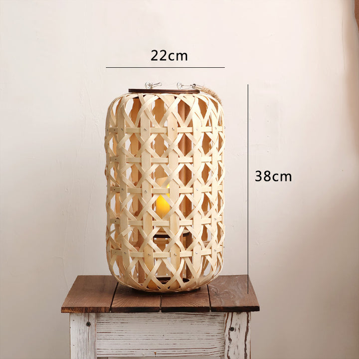 Handcrafted lantern in natural design Stornfield