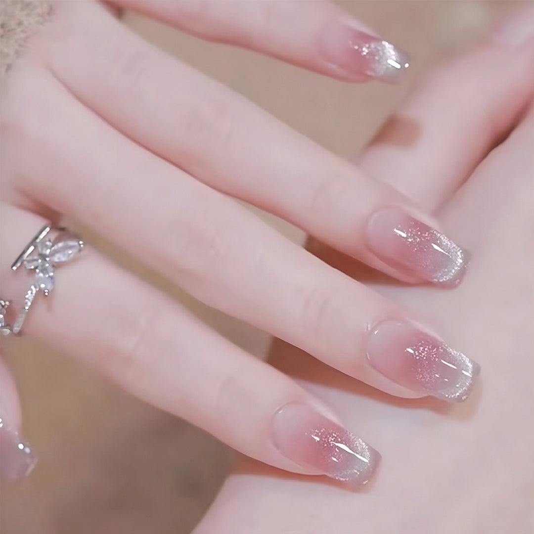 Glitter Ombre Press-On Nail Tips Stornfield