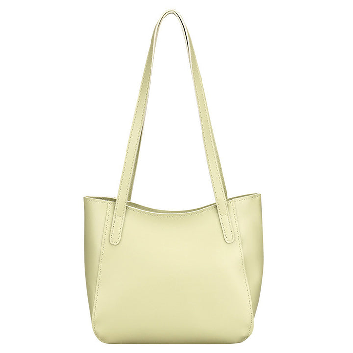 Minimalist Faux Leather Tote Bag