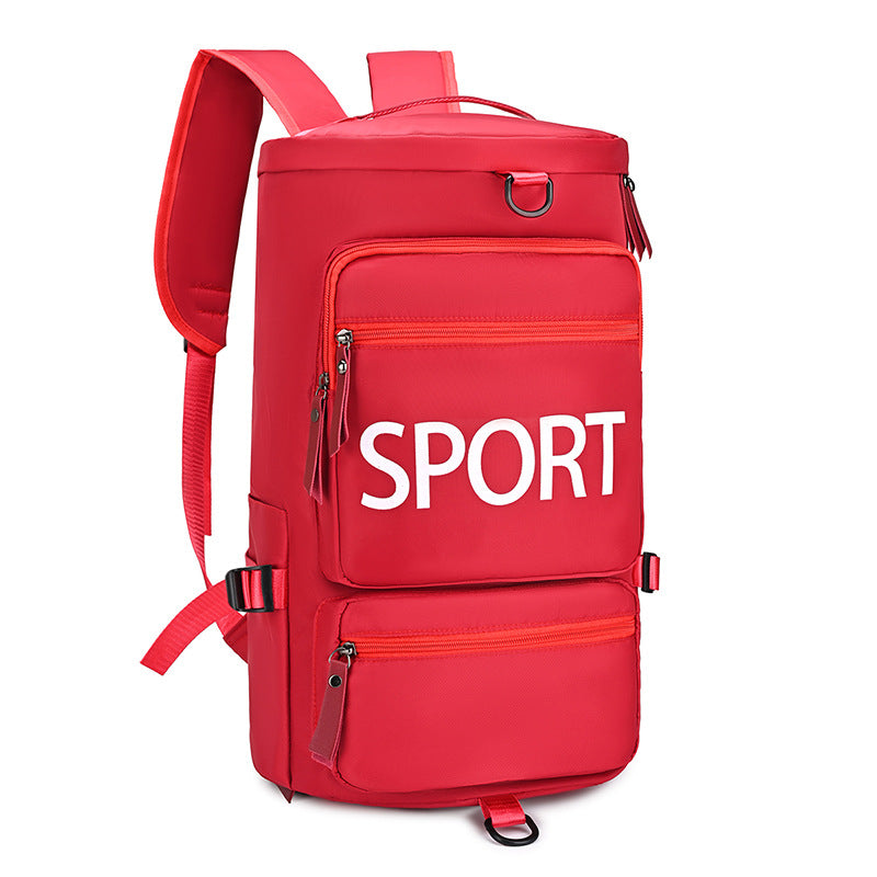 Sporty backpack with multiple compartments and reflective elements Stornfield