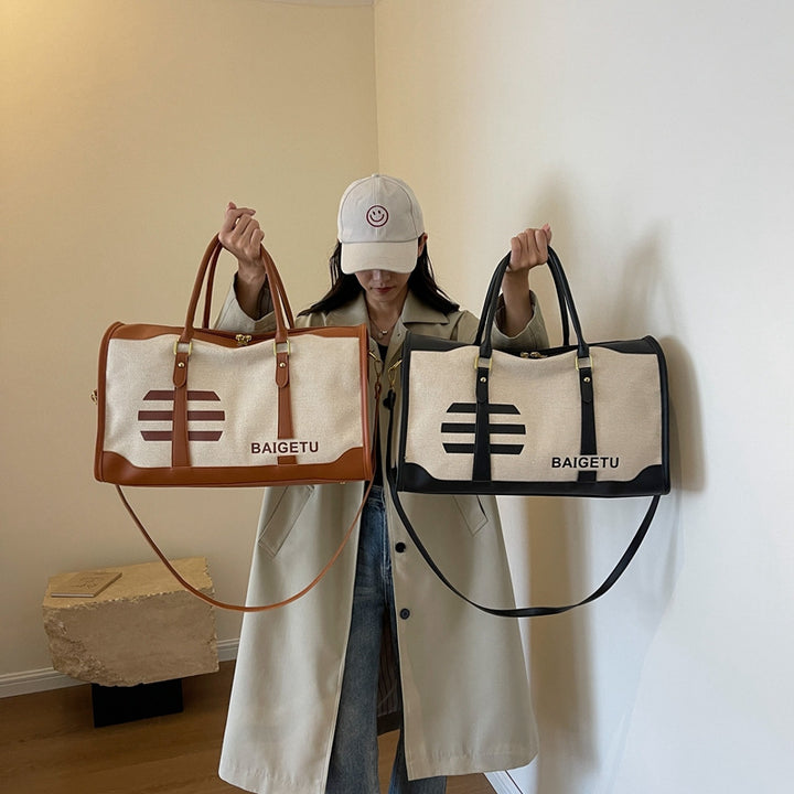 Stylish Canvas Overnight Duffel