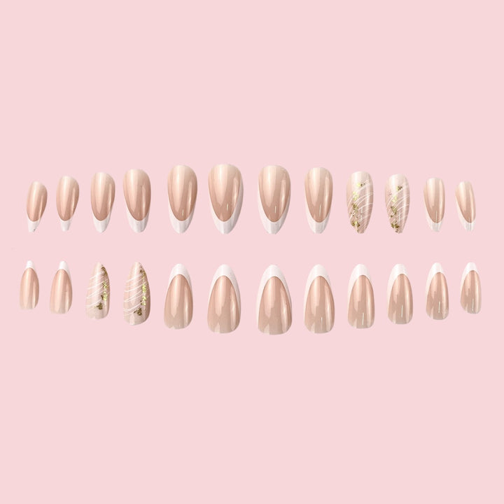 Elegant French Tip Nail Art Design Stornfield