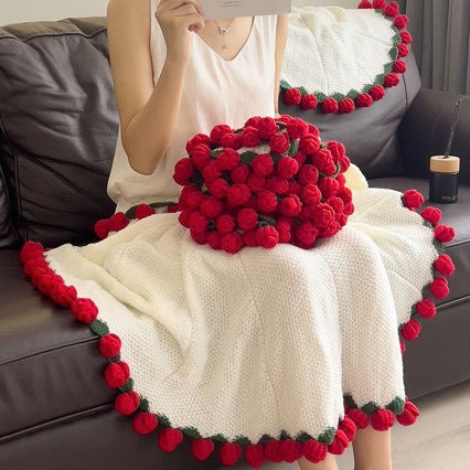 Floral Knit Bag