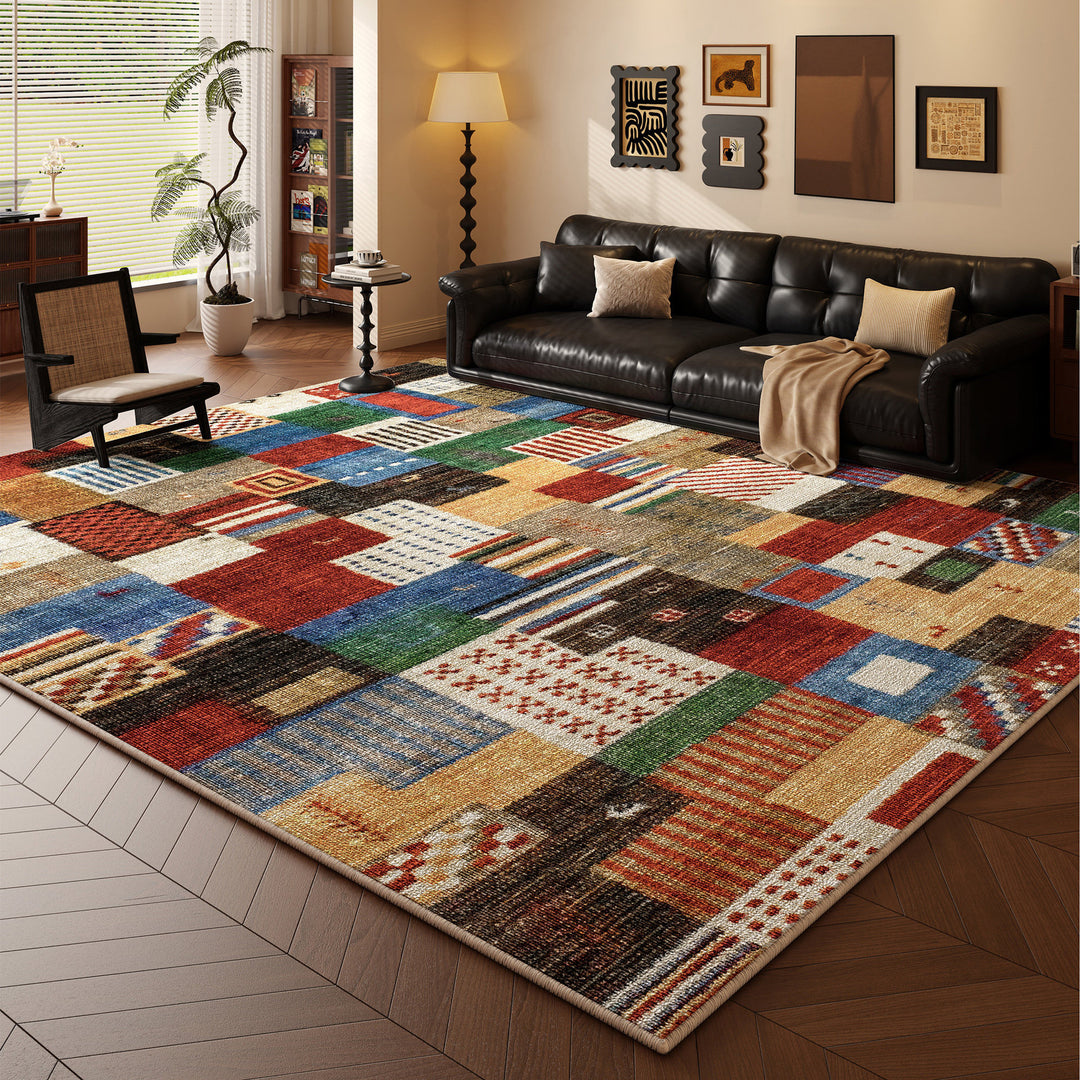 Multi-Pattern Decorative Area Rug Stornfield