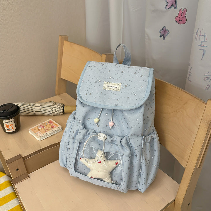 Fun Star-Embellished Mini Backpack Stornfield