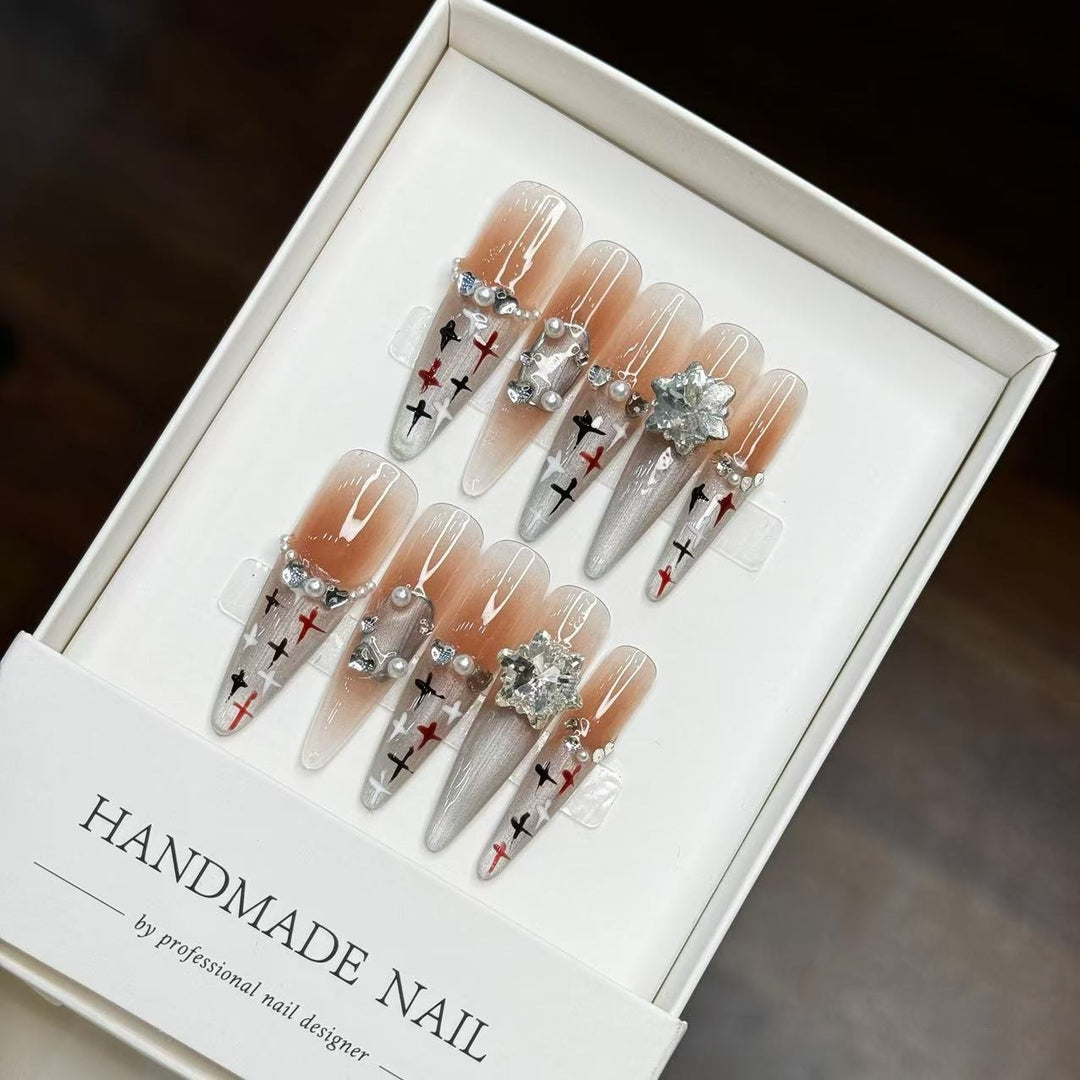 Decorative Gel Nail Tips