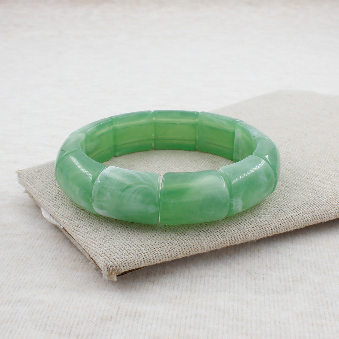 Geometric Resin Bangle Stornfield