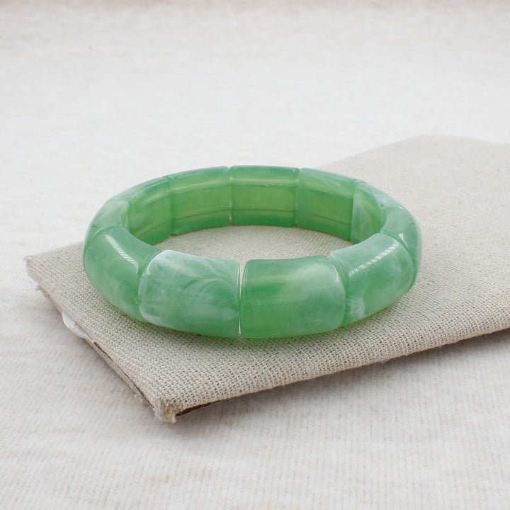 Geometric Resin Bangle Stornfield