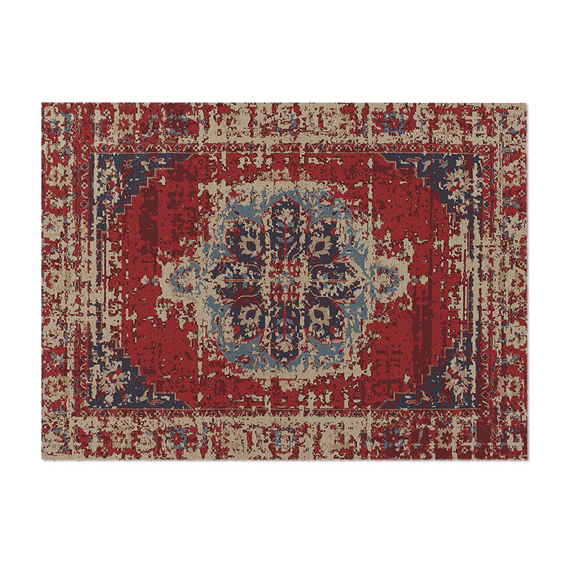 Handwoven-Inspired Oriental Medallion Area Rug