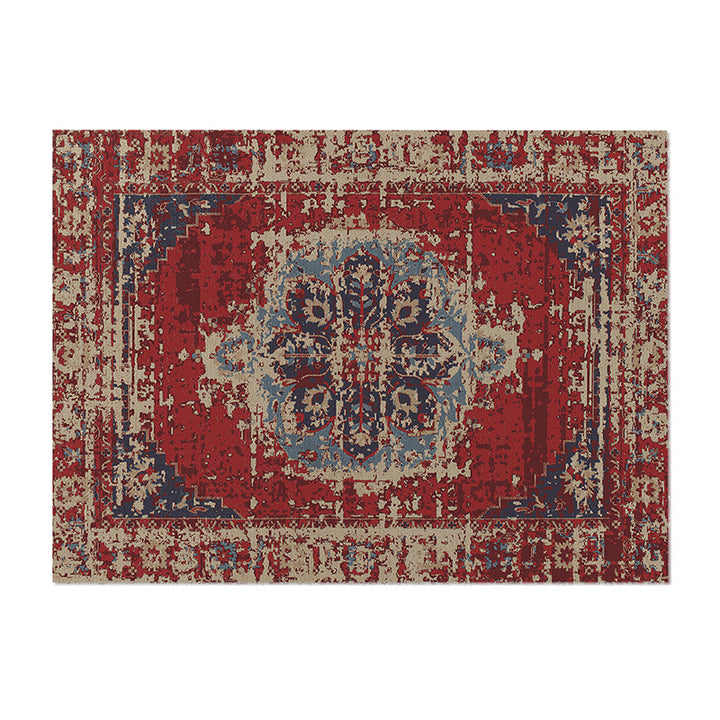 Handwoven-Inspired Oriental Medallion Area Rug