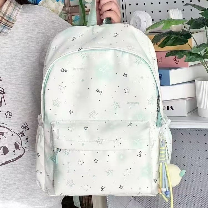 School backpack with playful star design and multiple compartments Stornfield