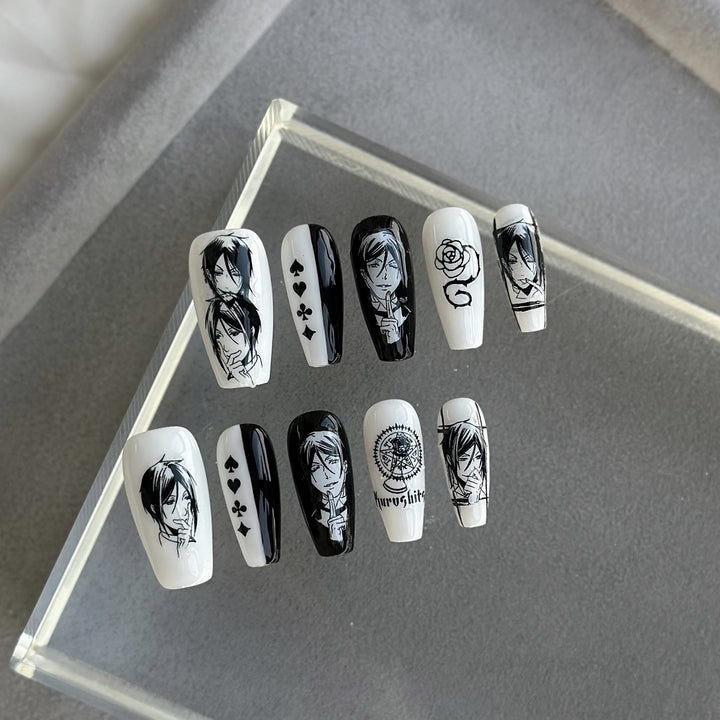 Themed Press-On Nail Art Set