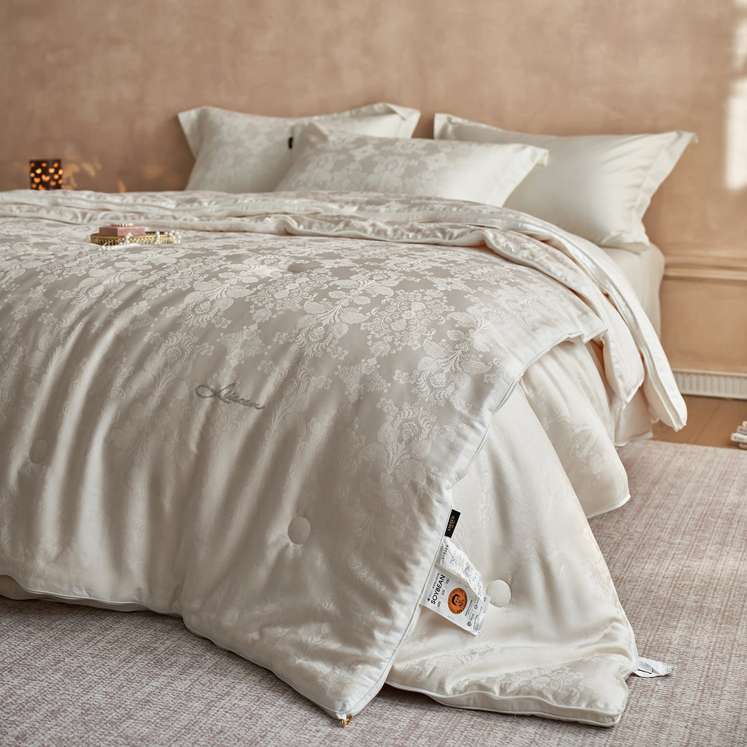 Luxury Jacquard Down Alternative Comforter Set