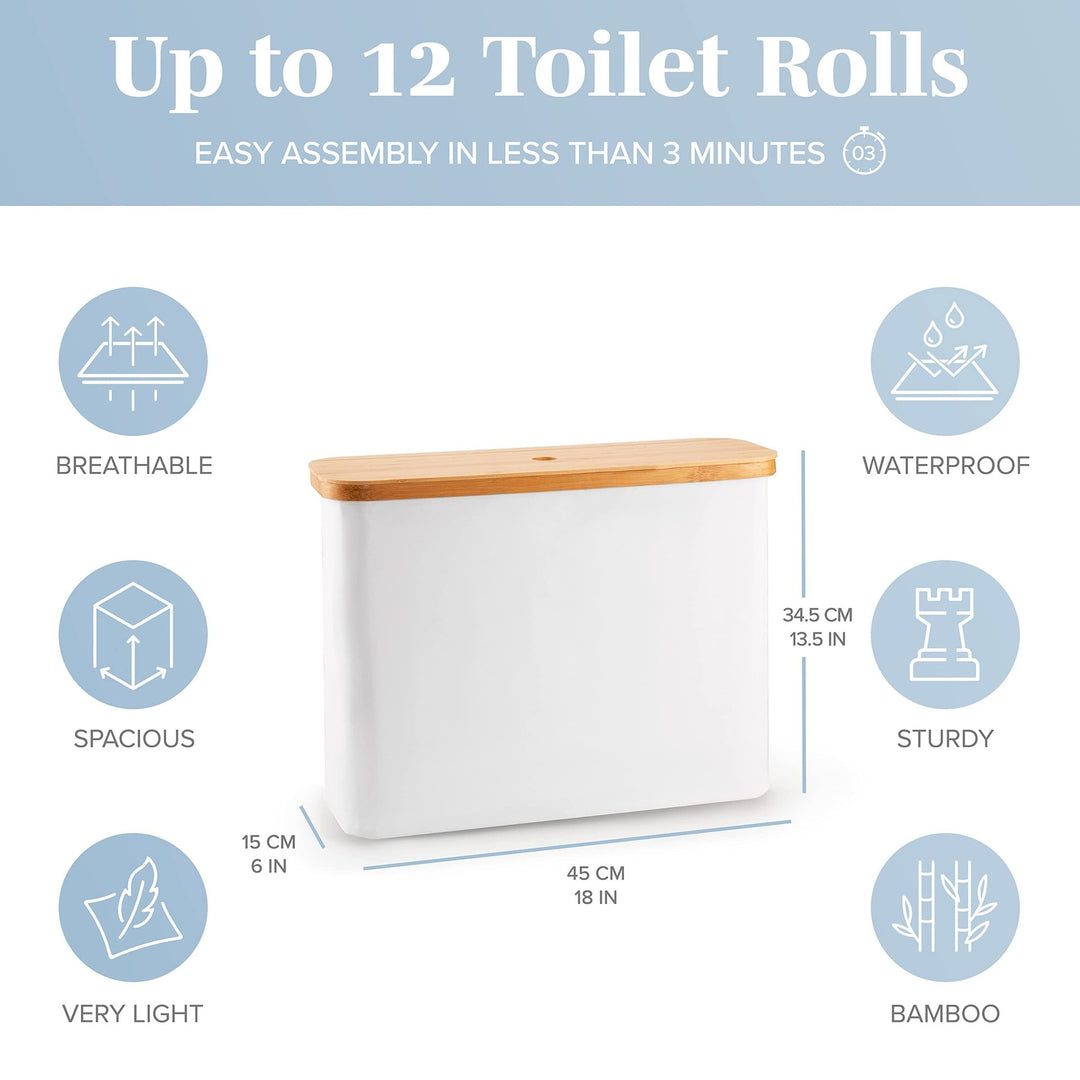 High-quality toilet paper organizer Stornfield