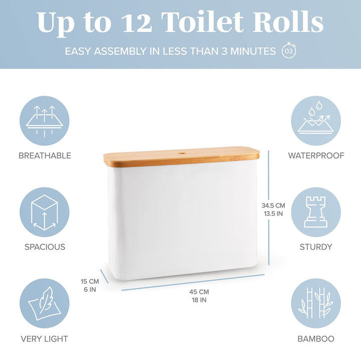 High-quality toilet paper organizer Stornfield