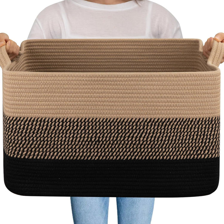 Women Versatile Storage Basket with Sturdy Handles Stornfield
