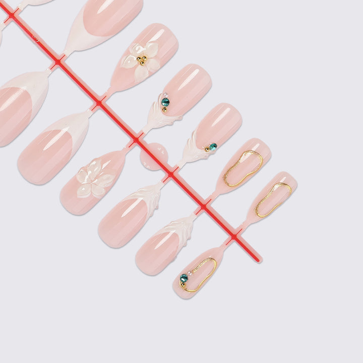 Elegant Decorative Press-On Nail Set Stornfield 1788495787