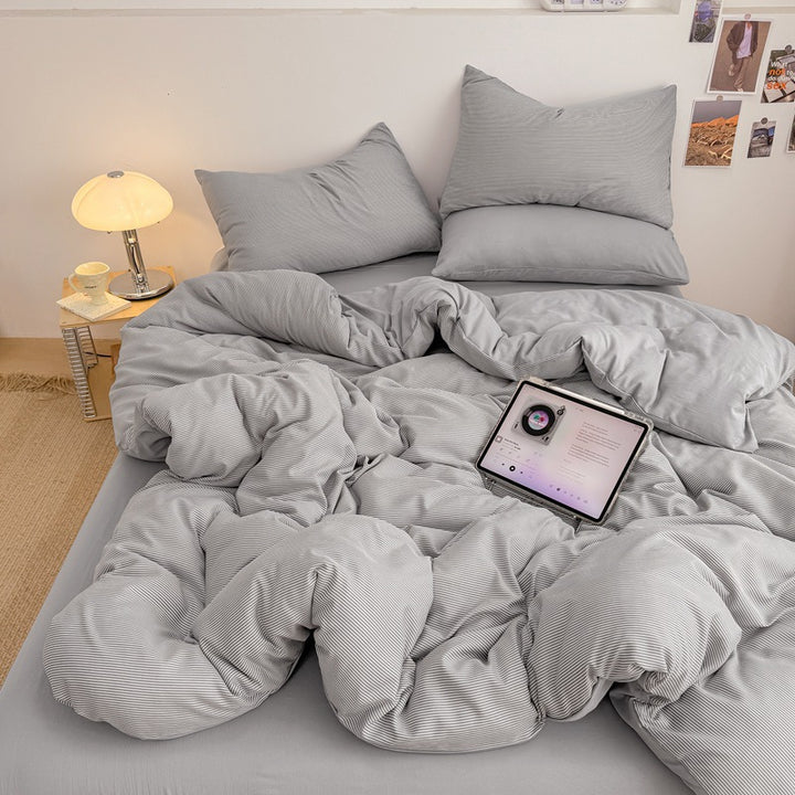 Striped Ultra Soft Duvet Set