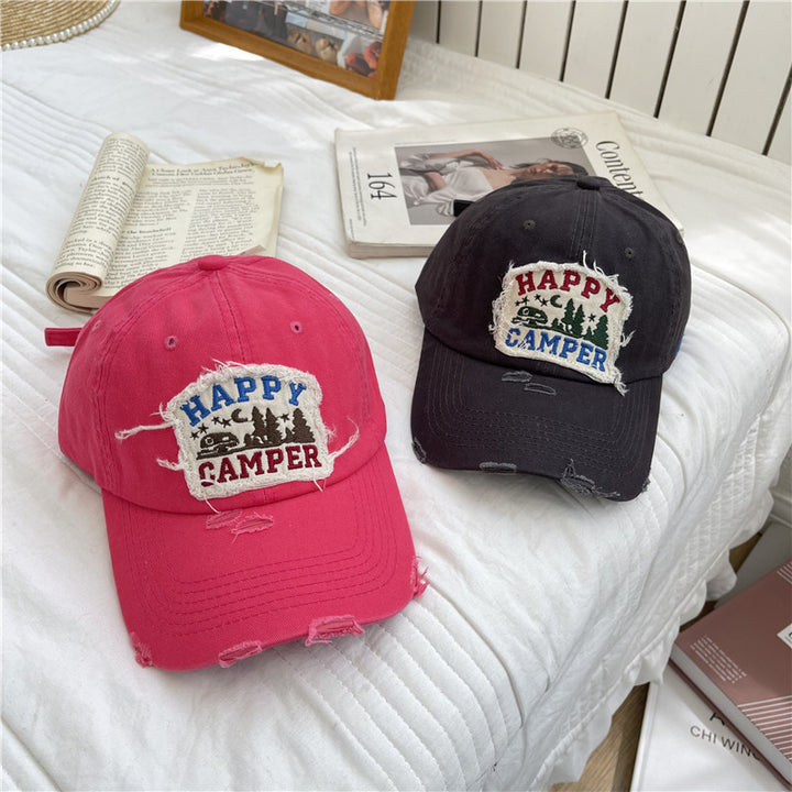 Men's Distressed Vintage-Inspired Baseball Cap Stornfield