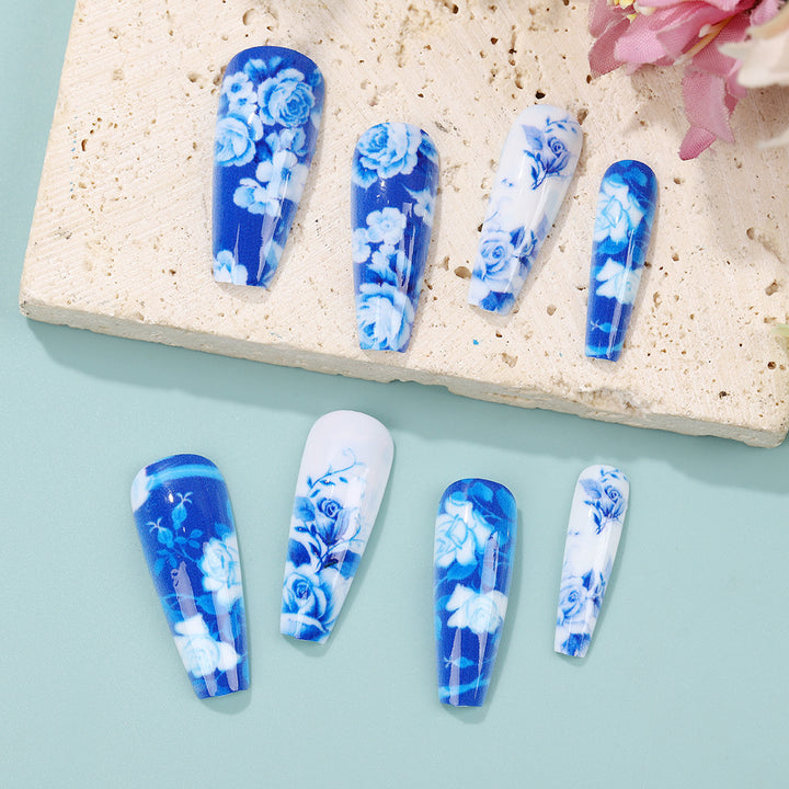 Creative Nail Art Set with Floral Design Stornfield