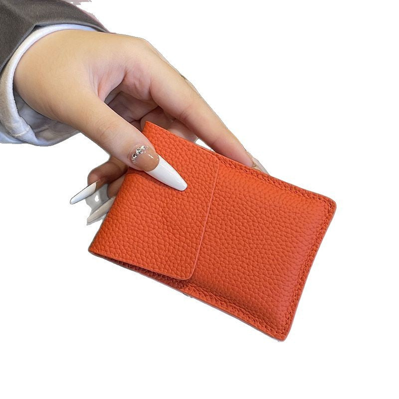 Premium Textured Leather Card Holder Stornfield