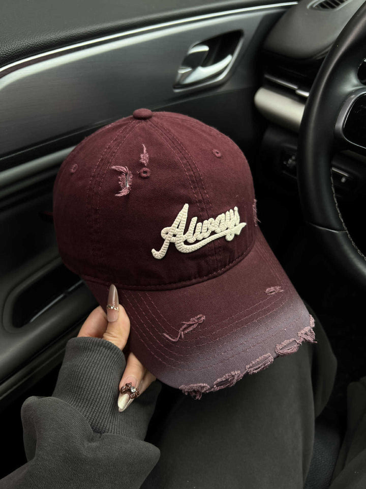 Women's Distressed Graphic Baseball Cap Stornfield