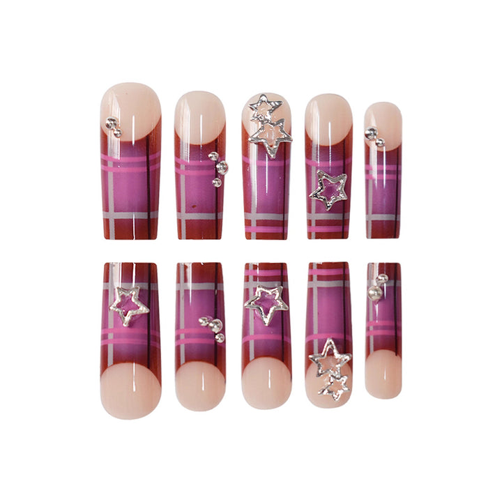 Artistic Star-Embellished Nail Art Stornfield
