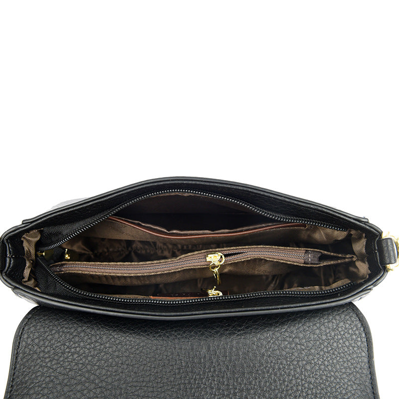 Elegant Faux Leather Crossbody Bag Stornfield