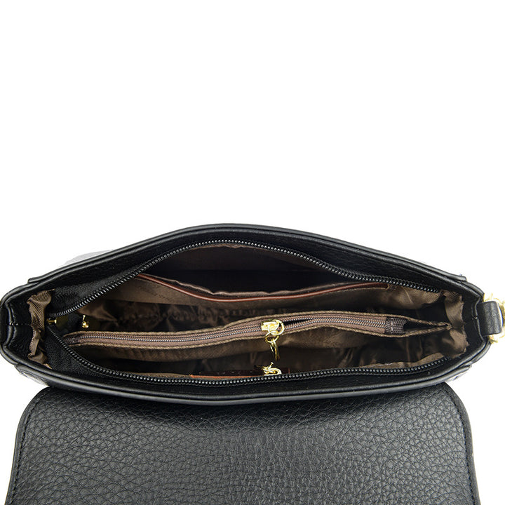 Elegant Faux Leather Crossbody Bag Stornfield