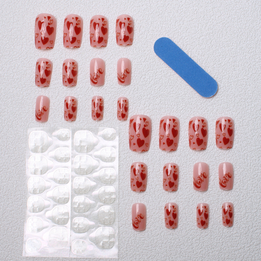 Love-Themed Press-On Nails Stornfield
