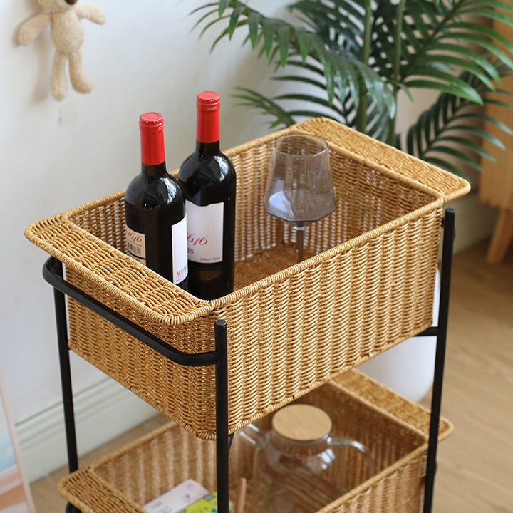 Large Handcrafted Woven Storage Bin Stornfield