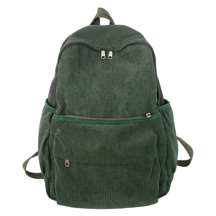 Cozy Corduroy School Backpack Stornfield