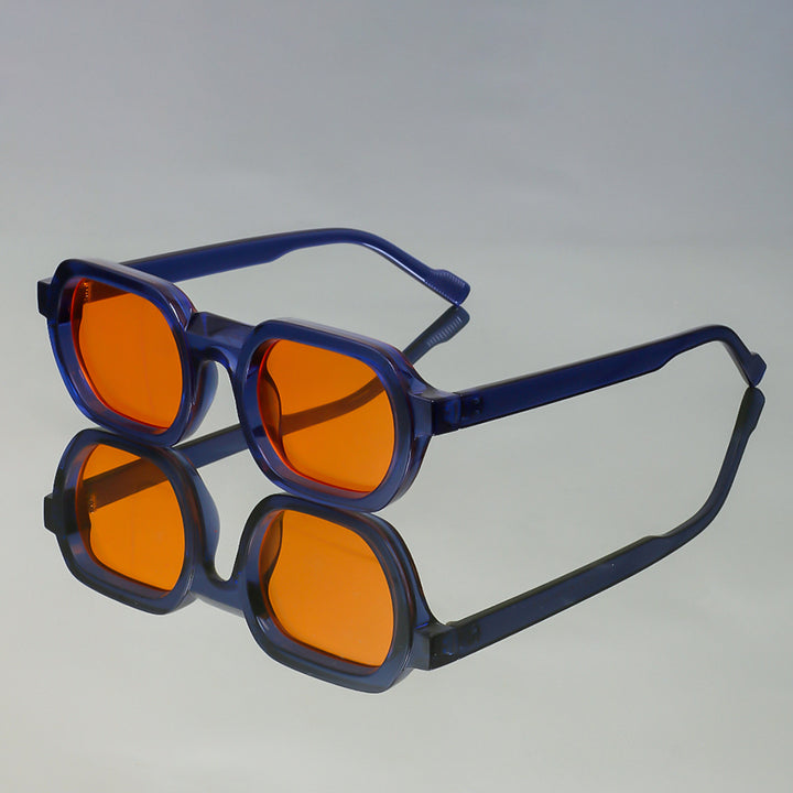 Women’s fashionable sunglasses in modern design with wide frame Stornfield
