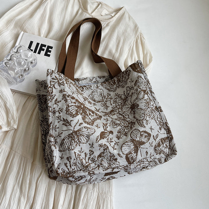 Floral Decorative Tote Bag