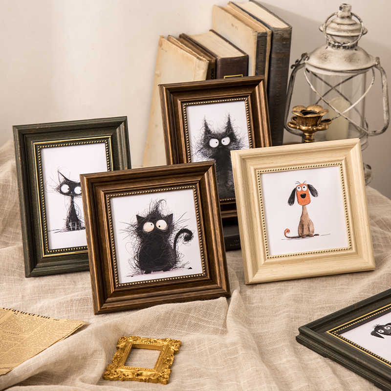 Ornate Vintage Botanical Artwork Frame for Home