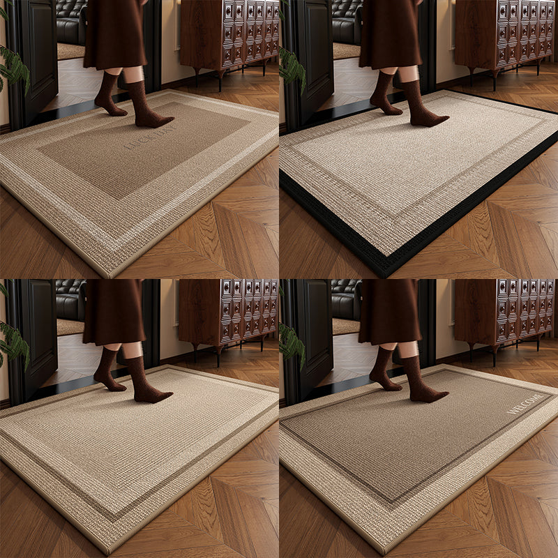 Elegant Textured Entryway Mat
