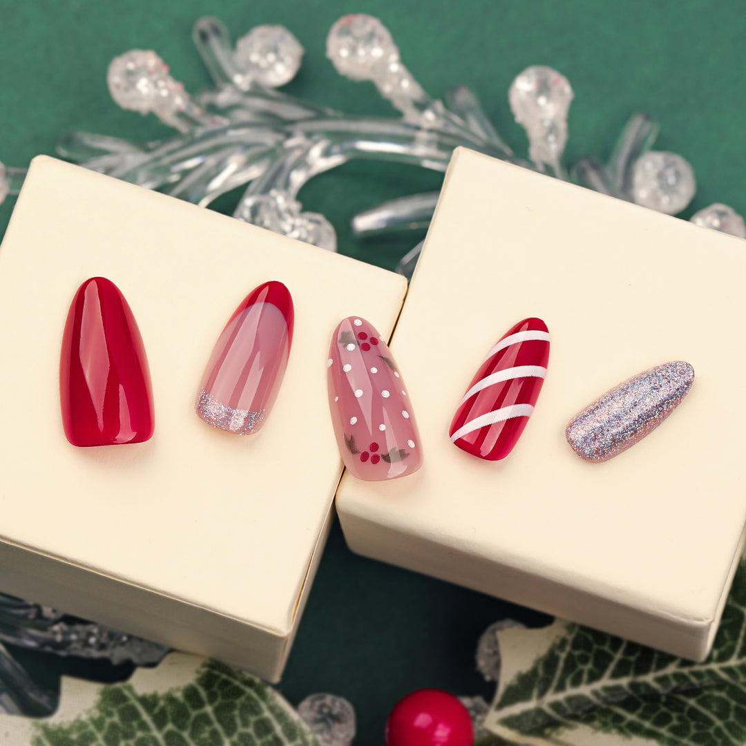 Creative nail art with Christmas motifs Stornfield